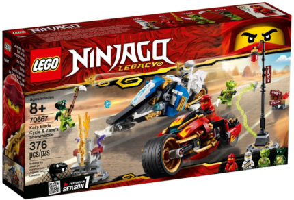 LEGO 70667 Kai's Blade Cycle & Zane's Snowmobile