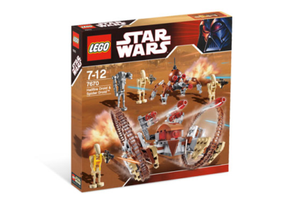 7670 Hailfire Droid & Spider Droid